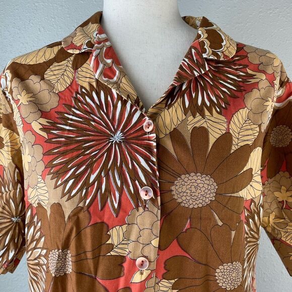 Vintage 60s/70s Style Craft Button Down Shirt Size 40 EUC - Picture 2 of 6